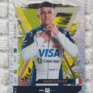 JB5 Isack Hadjar Topps F1 Turbo Attax 2025 Monster Box Exclusives