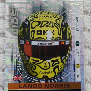 Topps F1 Turbo Attax 2025 Lightning Lids Lando Norris Card
