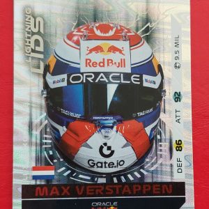 Topps F1 Turbo Attax 2025 Lightning Lids Max Verstappen Card