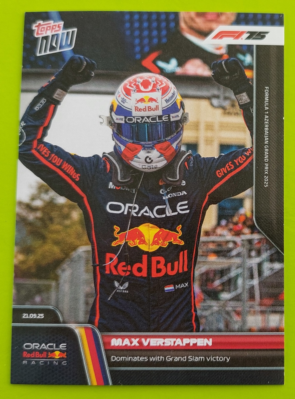 VERSTAPPEN NOW 63